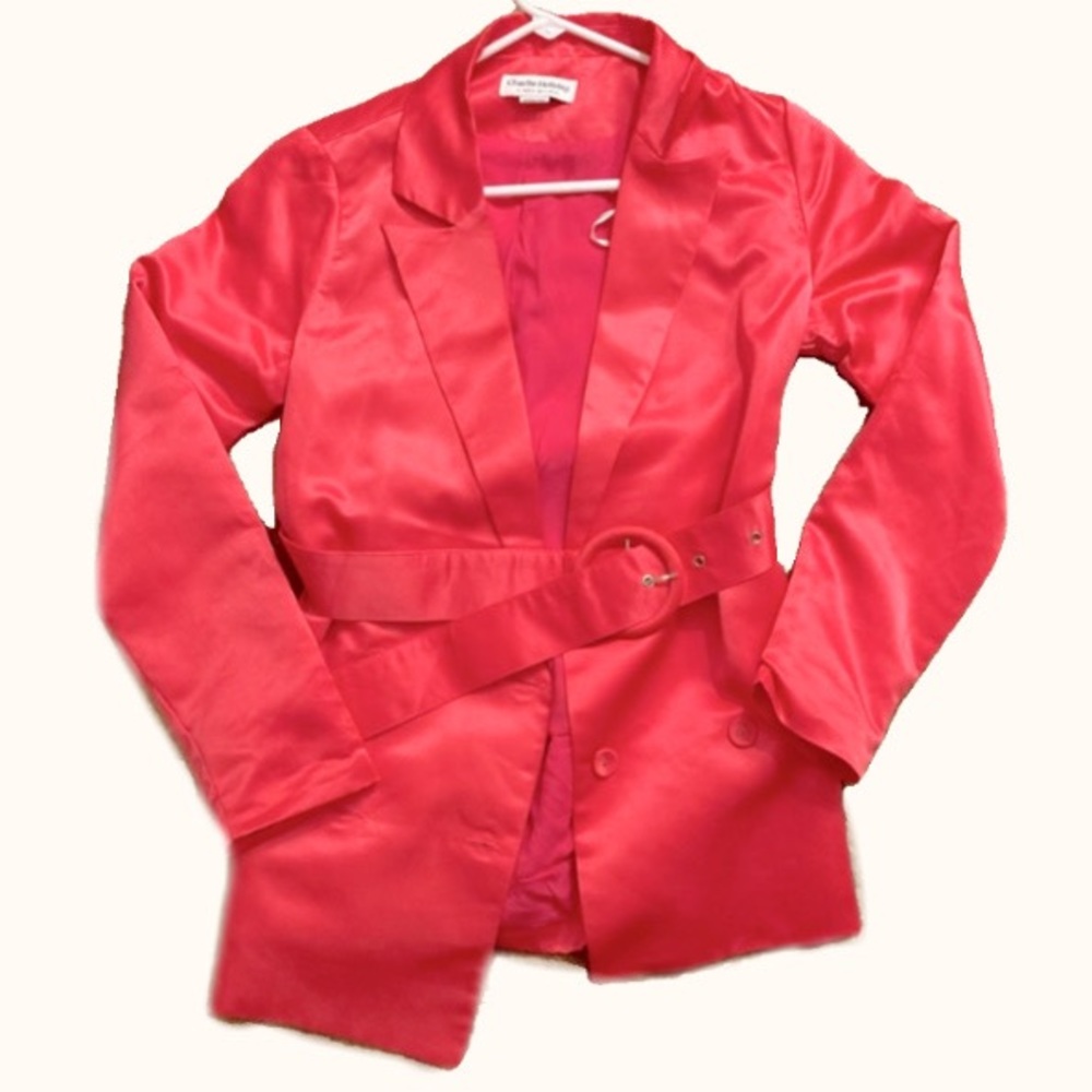 Charlie Holiday Hot Pink Blazer